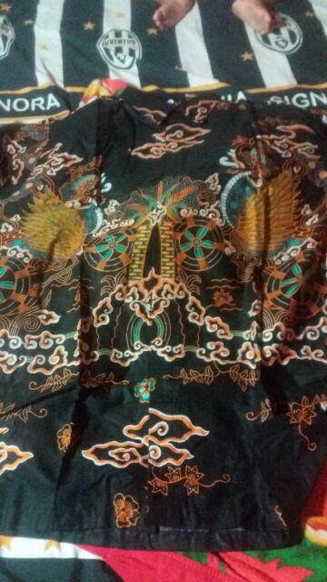 Kemeja Batik Pria Motif Naga M L Xl Xxl Batik Pria Kasual ||  Batik Sadewi