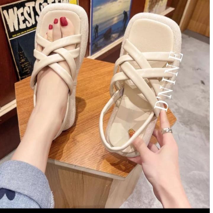 (LANGSUNG ORDER) Sandal Wanita Sandal platporm wedges gladiator DN 13