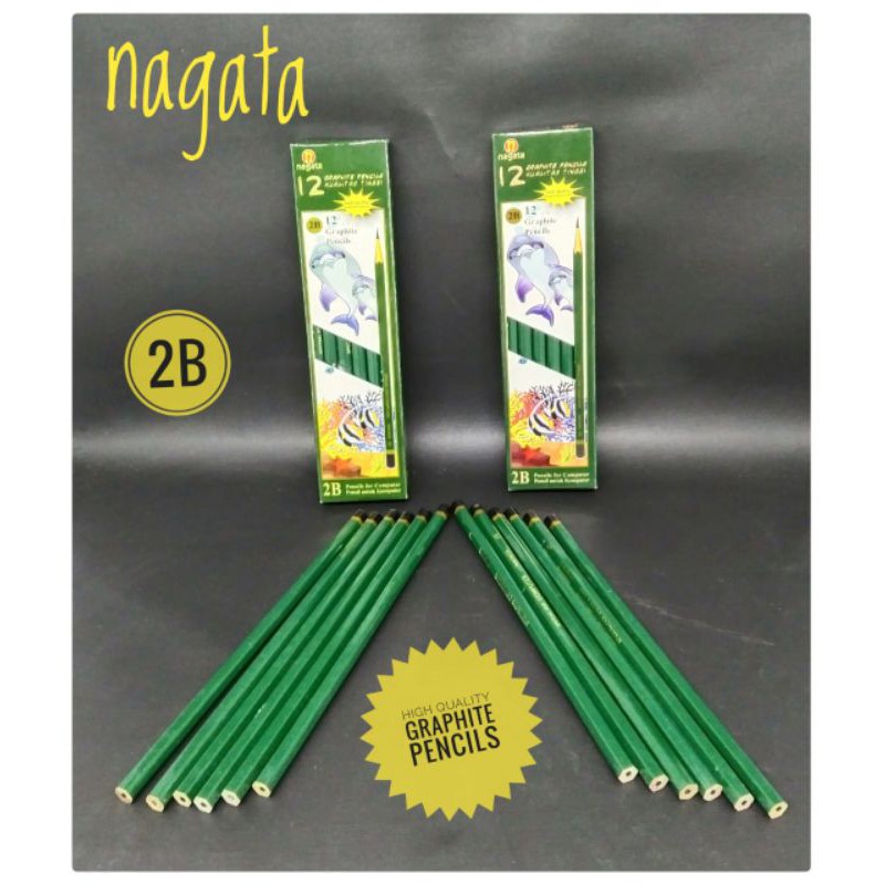 

Pensil 2B Nagata Isi 12 Pc