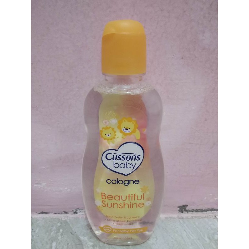 Cussons Baby Cologne Lovely Kiss, Beautifull Sunshine, Soft Touch, Cherfull Smile, sparkling 100ml