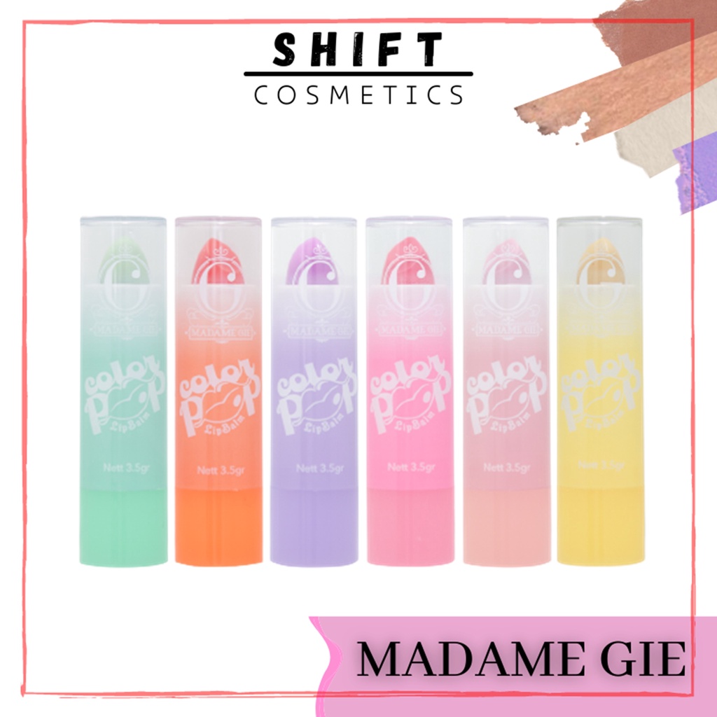 Madame Gie Lip Balm pelembab bibir hitam pelembab bibir berwarna pelembab bibir yang bagus untuk mem