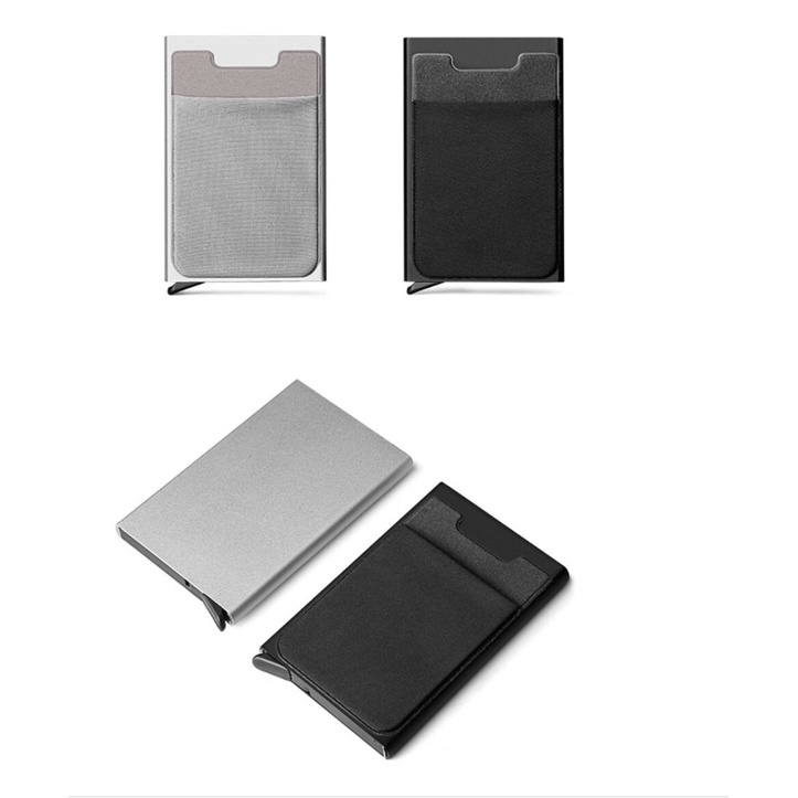 Dompet Kartu Card Holder Automatic Pop-Up Card Box Import J163