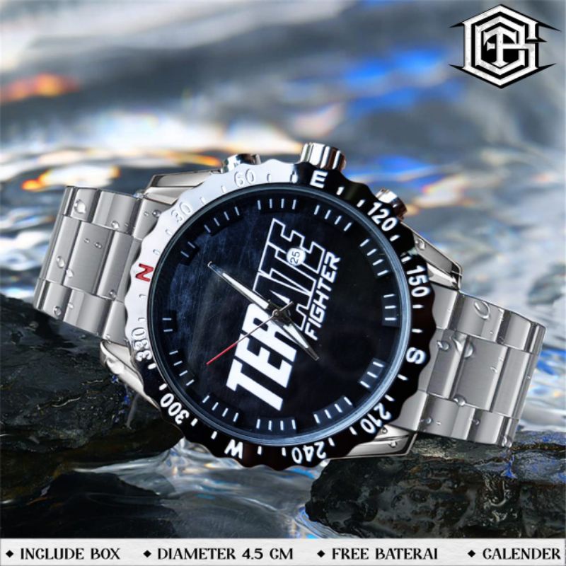 JAM TANGAN PSHT|JAM TANGAN RANTAI|JAM TANGAN MOTIF TERATE MOTIF TERATE EMAS|JAM COWOK |JAM TANGAN KE