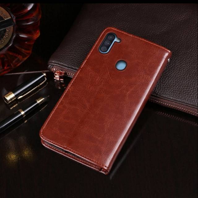 Flip Case Leather DompetFor Samsung A11/M11