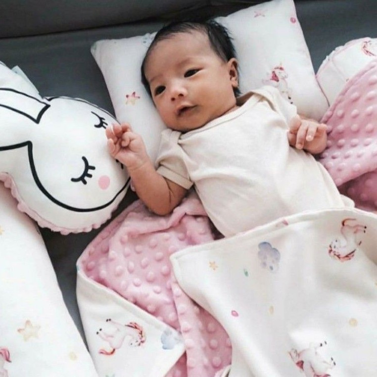 COTTONSEEDS Comfy Blanket Selimut Bayi Velboa Lembut Baby Blanket