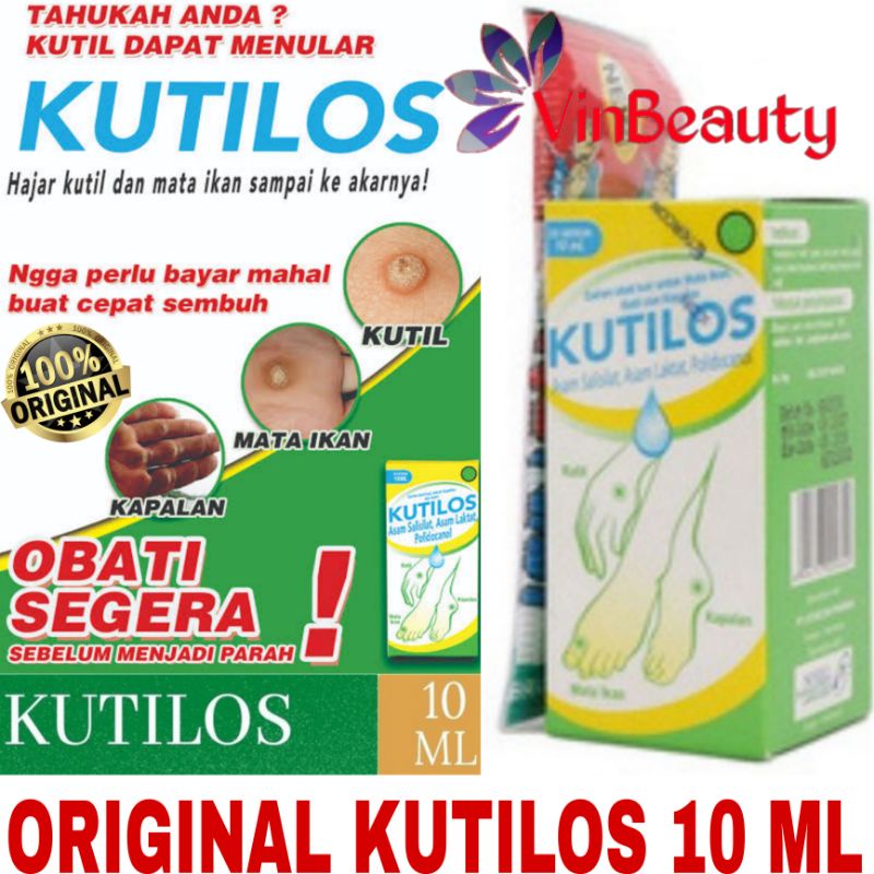 ORIGINAL KUTILOS 10 ML / CAIRAN OBAT KUTIL MATA IKAN DAN KAPALAN 10ML