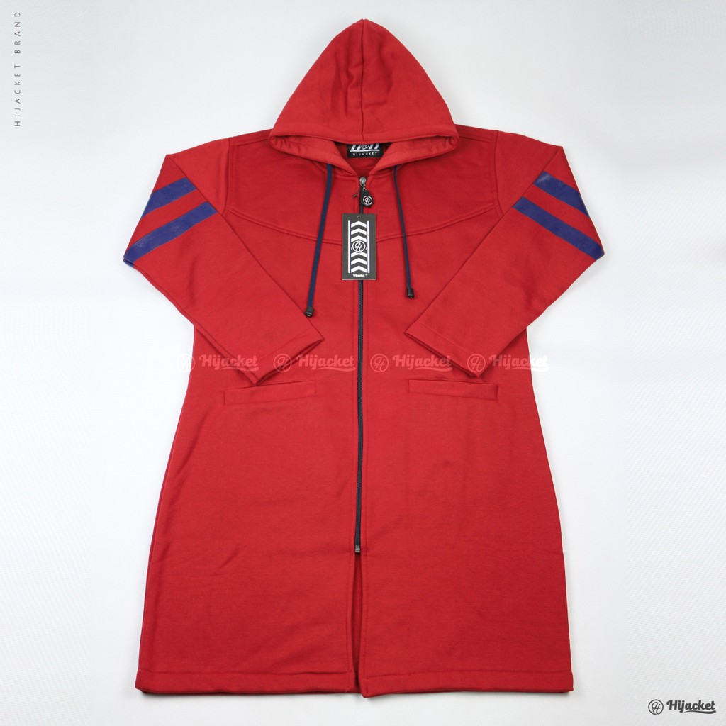 Hijacket® Beautix | Original | Jaket Hoodie Wanita Premium Fleece-RUBY