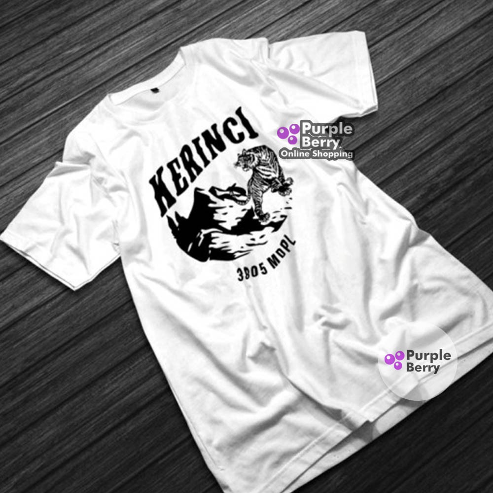 Kaos Pendaki Gunung - KERINCI MOUNTAIN 3805 MDPL PB958 - Cotton Combed 30s - Baju Distro Outdoor   -