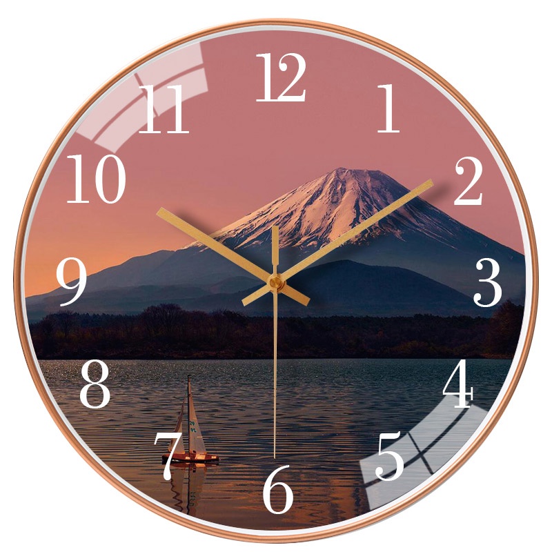 Jam Dinding Aesthetic Dekorasi Minimalis Besar Kecil Murah Jumbo Untuk Import Kamar Tidur Lucu Unik-5