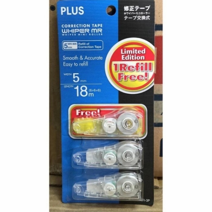 

Cuci Gudang Refill Correction Tape / Refill Type X Kertas Merk Plus Berkualitas