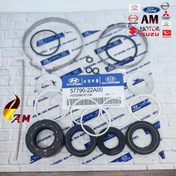 Seal power steering kit seal rack steering bawah hyundai accent