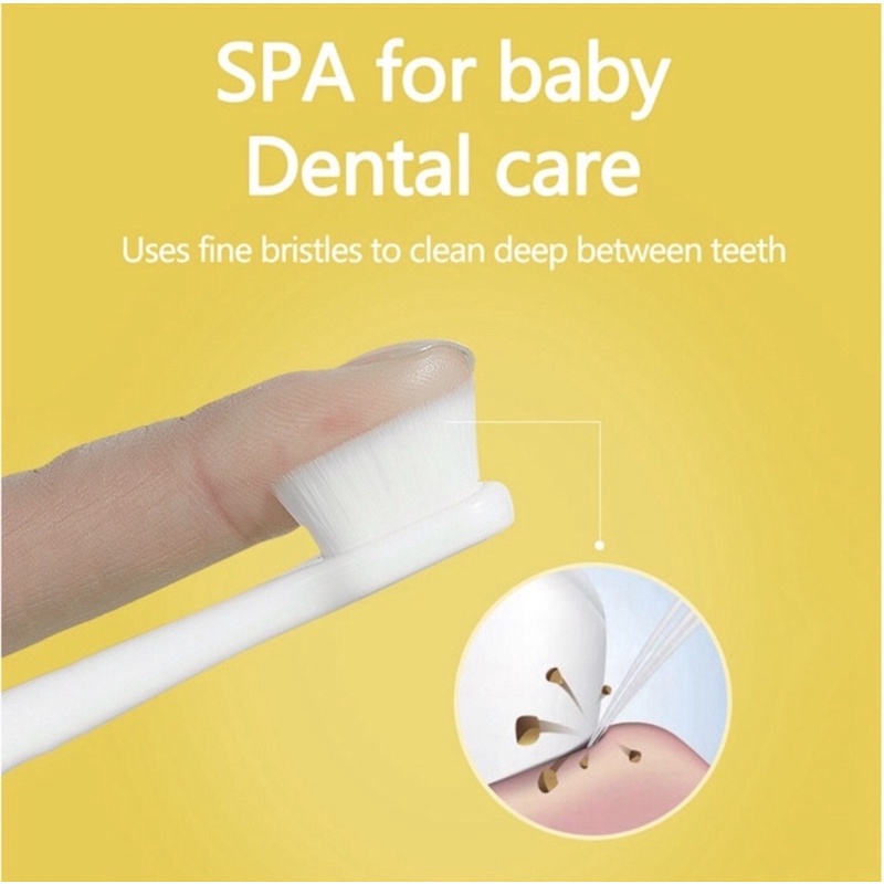 Kuru Baby Training Tooth Brush Sikat Gigi Bayi / Anak Silicone Halus