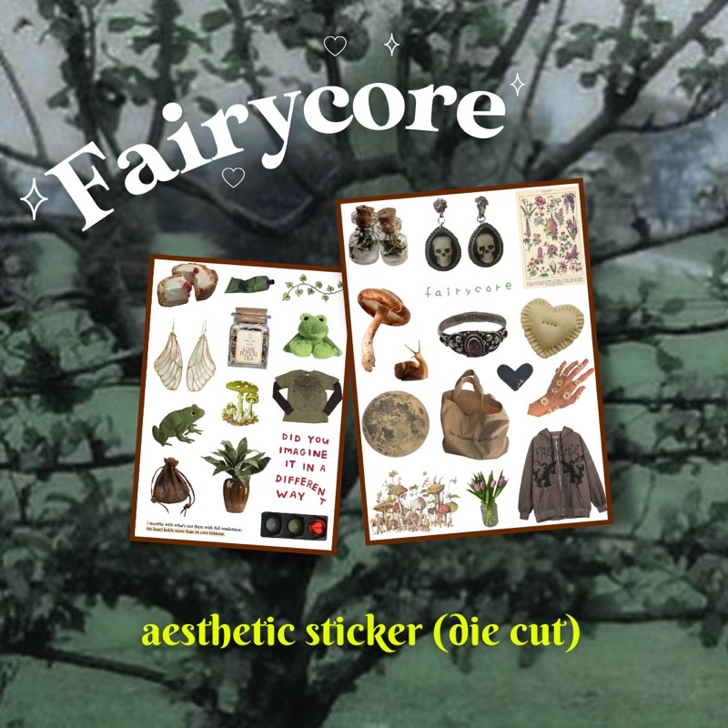 

FAIRYCORE STICKER AESTHETIC GRUNGE stiker gambar fairy core sudah dipotong vinyl anti air by 777stickers