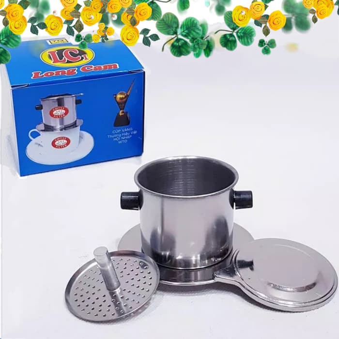 Long Cam 7Q Vietnam Drip Sekrup Ulir -Coffee Maker Bahan Stainless Steel Anti Karat