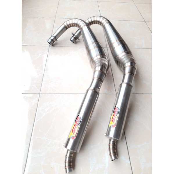 Knalpot RX king kolong telo kobra full stainless garing ngencring berkualitas SMR