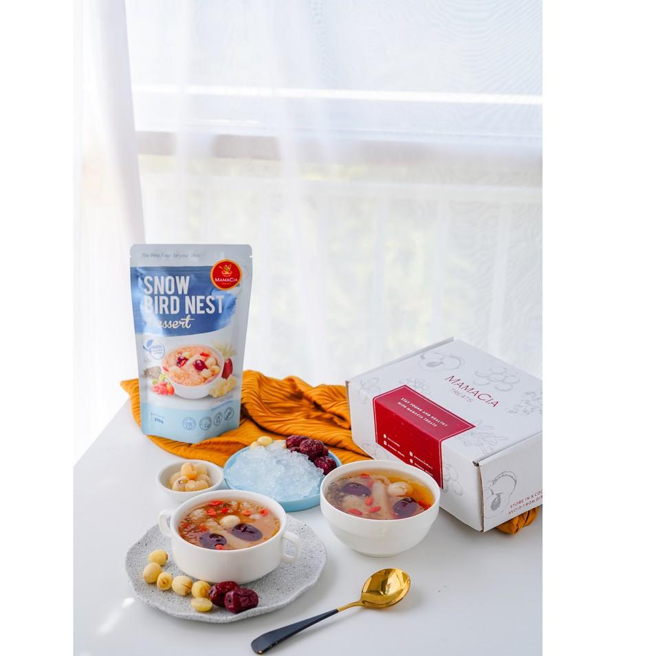 

Berkualitas! Paket Snow Bird Nest Mamacia Treats Mini Pack Teman Setia Peach Gum .,