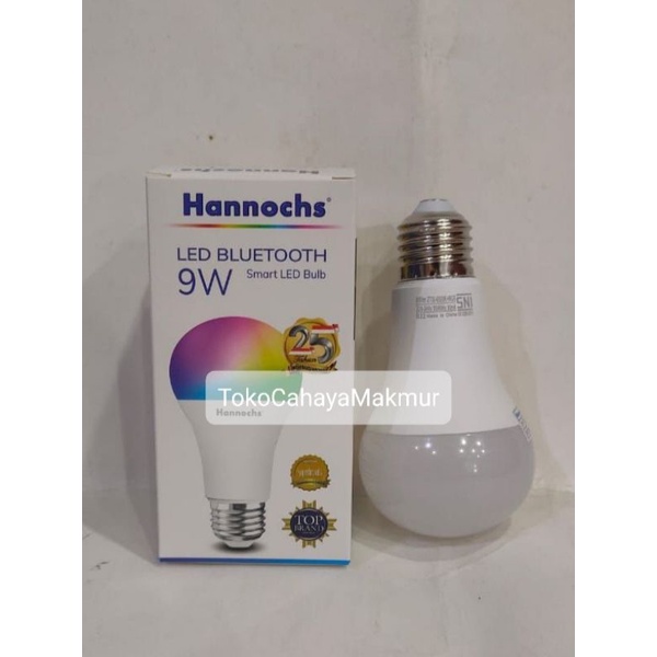 Hannochs Bola Lampu LED Smart Bluetooth 9w 9watt - Lampu Bluetooth RGB