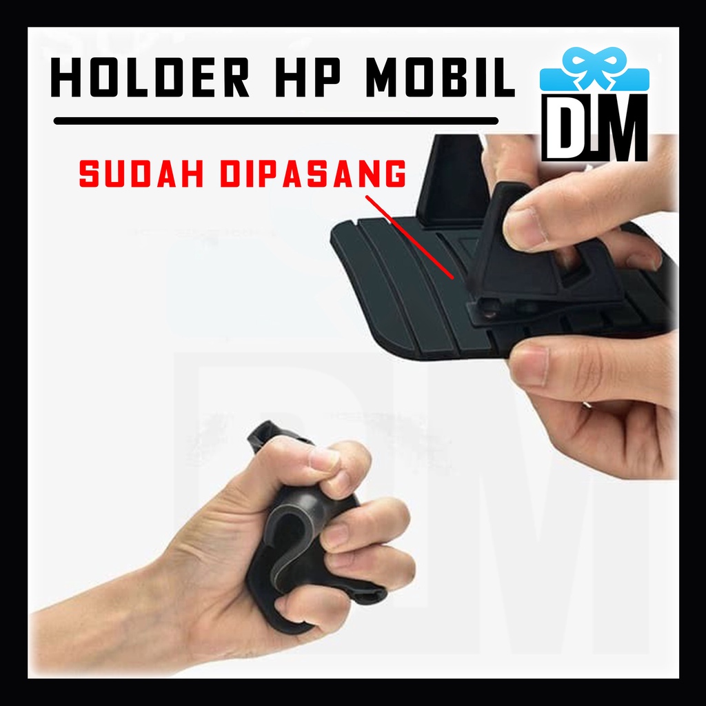 Holder HP Mobil Dashboard Gantungan Tempat Dudukan Berdiri STAND HP Smartphone GPS Android IOS Car M