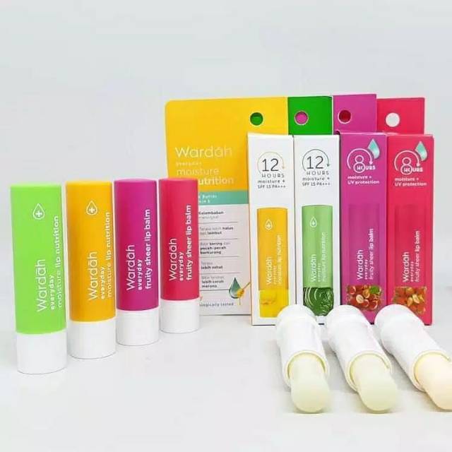 Wardah Everyday Moisture Lip Nutrition Spf 15 Pa Lip Balm Pelembab Bibir Kering Honey Green Tea Shopee Indonesia