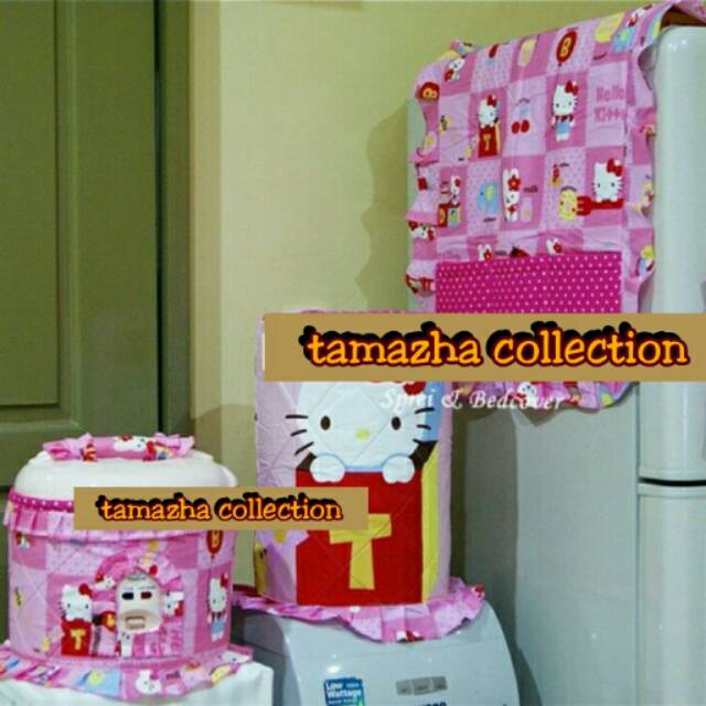 SARUNG GALON, KULKAS, MAGIC COM *HELLO KITTY BOX PINK*