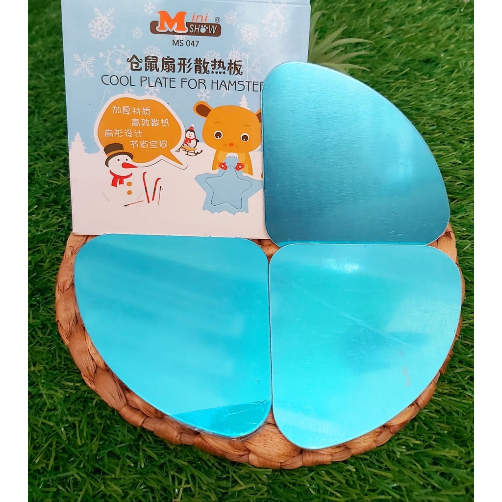 Cool Plate Hamster / Tempat Tidur Hamster / Pendingin Tubuh Hamster / Aksesoris Hamster
