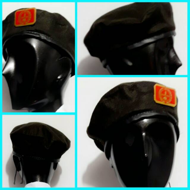 Topi Baret Pramuka Putra + Pin