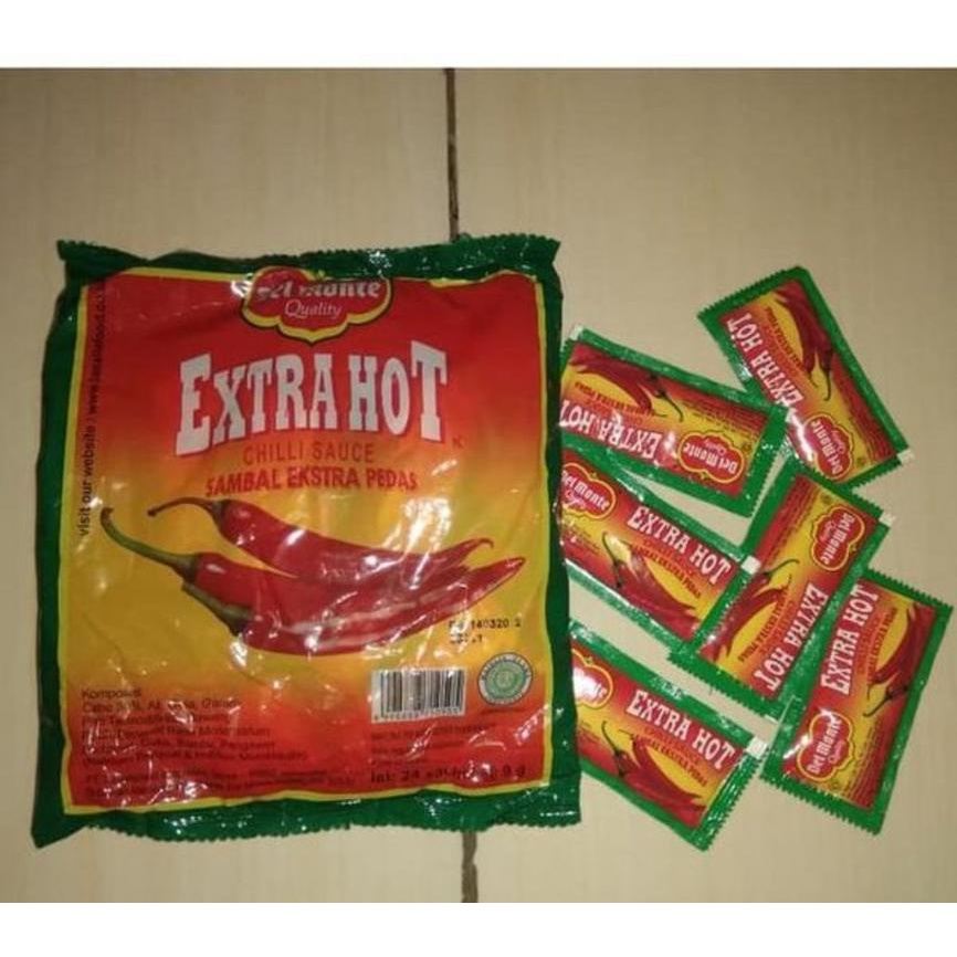 

DelMonte Extra Hot Sambal Extra Pedas 24sachet @9g