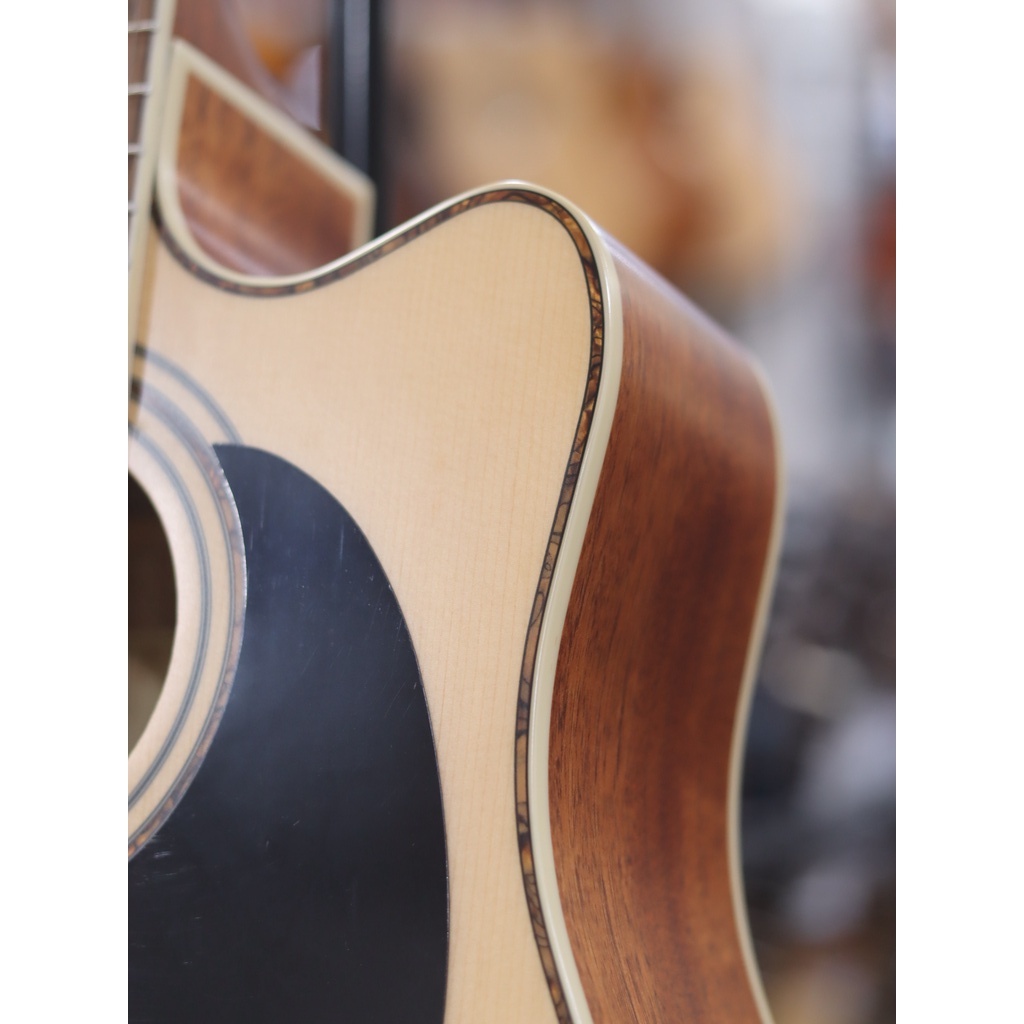 Cort AD880CE Dreadnought Cutaway Akustik - Gitar Akustik Elektrik w/ Gigbag-3