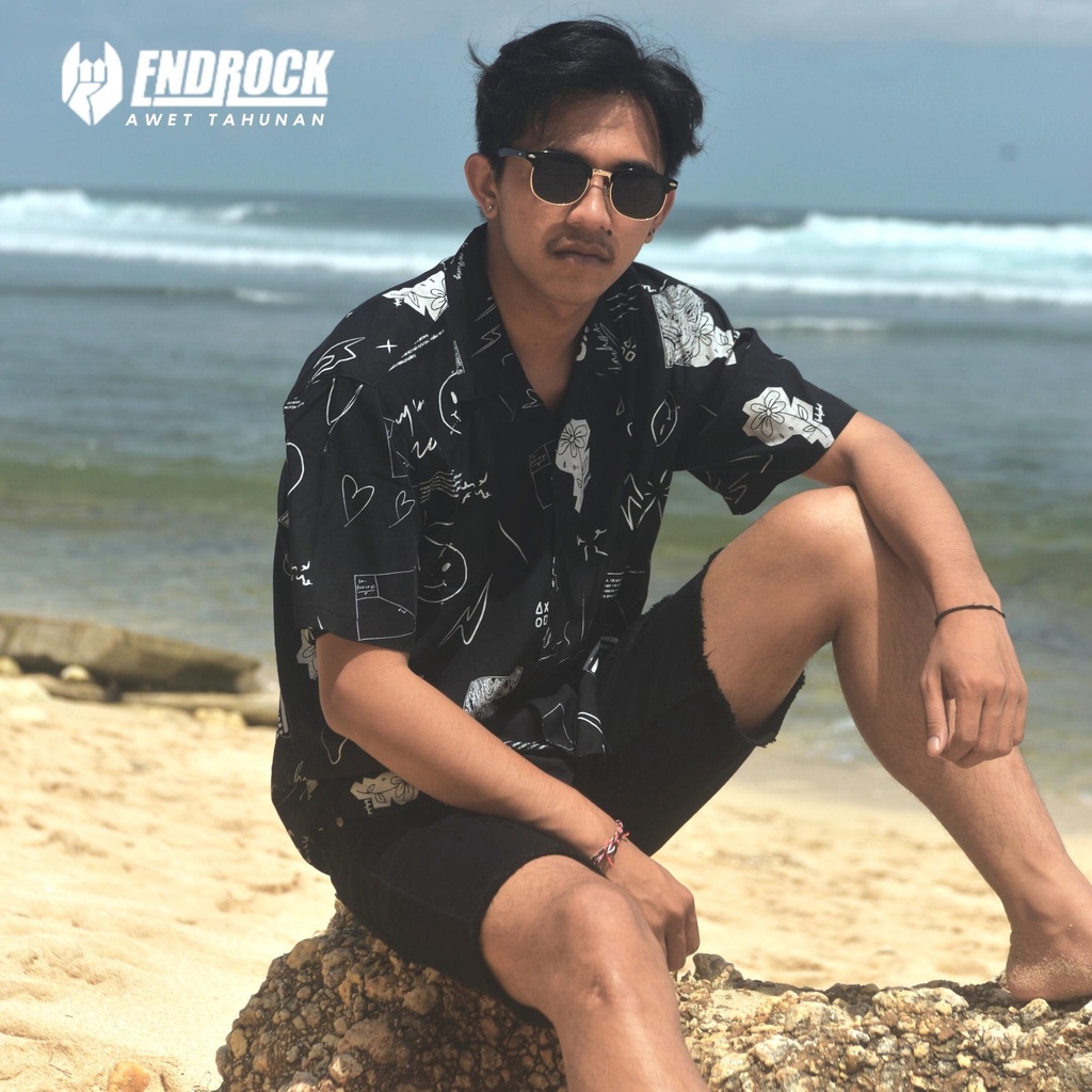 Kemeja Hawaiian shirt | Kemeja Hawaiian Original Endrock &quot;You See Me&quot;