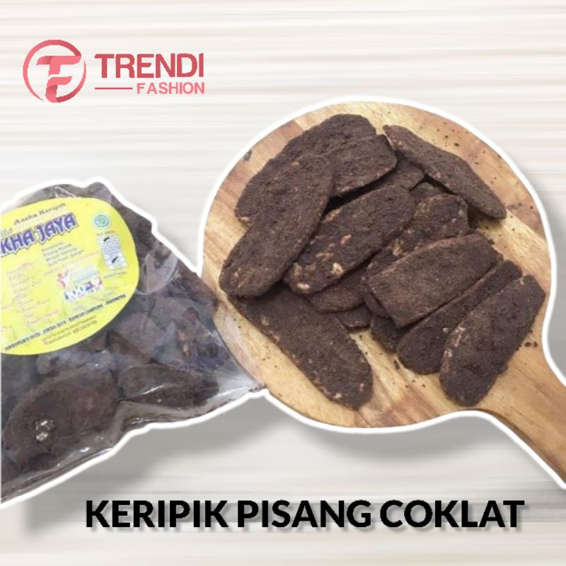 

Keripik pisang rasa cokelat coklat . keripik Askha Jaya . keripik pisang coklat khas lampung