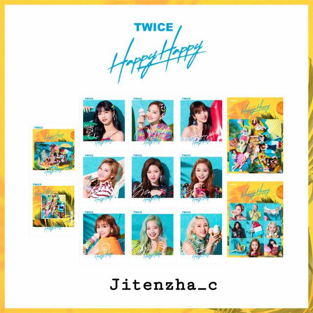 SIGNED POLAROID TWICE HAPPY HAPPY