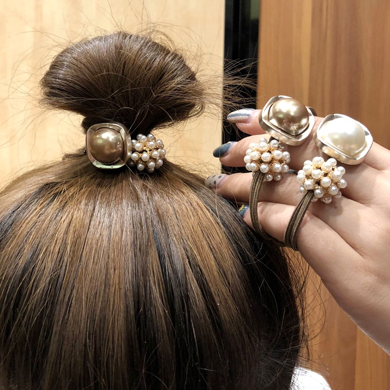 Bando Aksen Mutiara Gaya Korea Untuk Aksesoris Rambut Dewasa