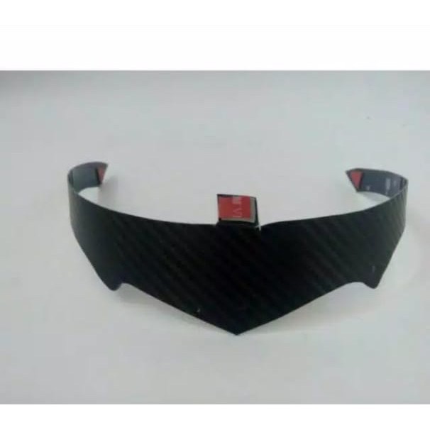 Spoiler Helm KYT 2 Vision 2Vision Carbon fiber lentur