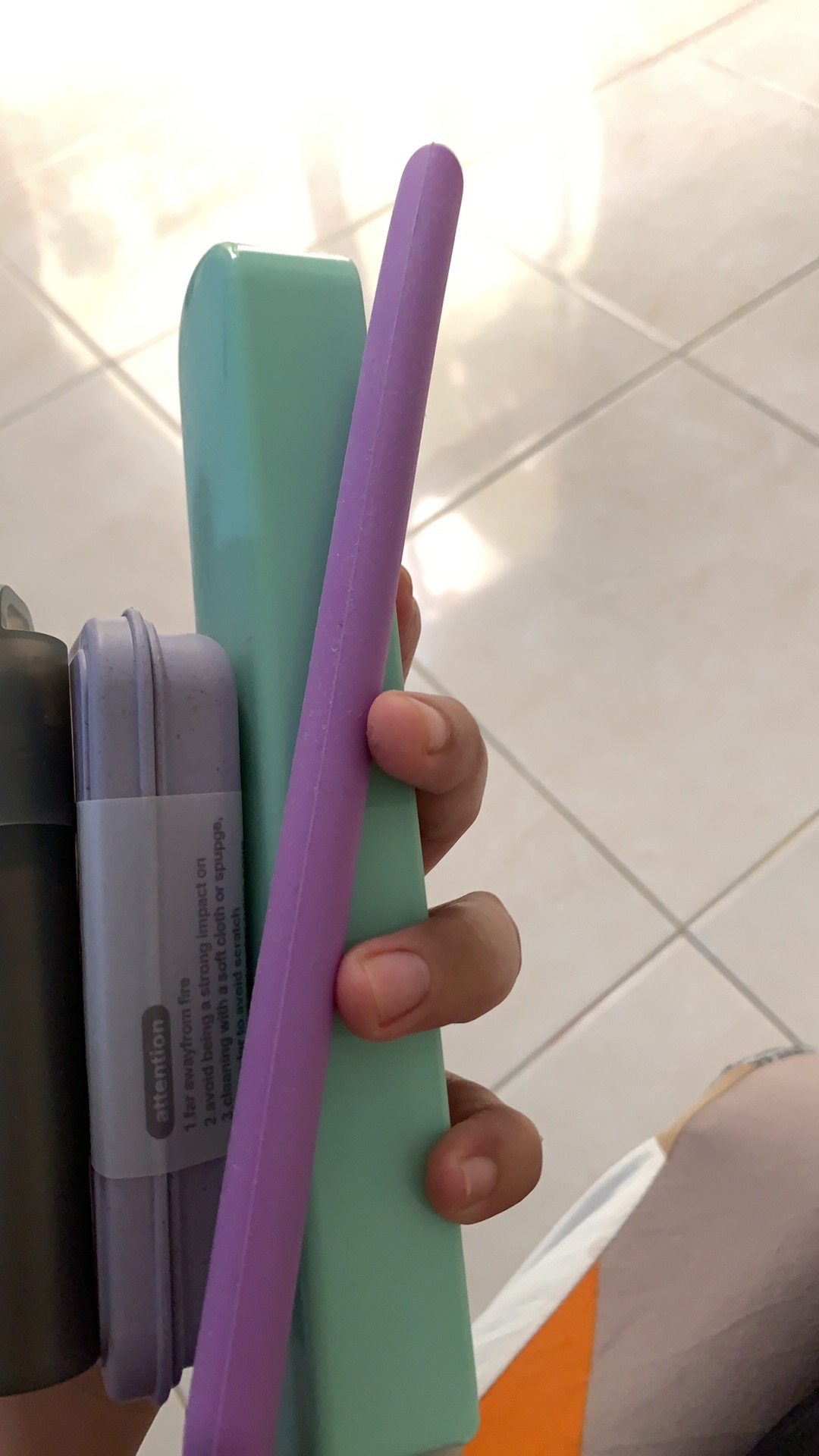Lilac Sedotan Lipat / Foldable Silicone Straw