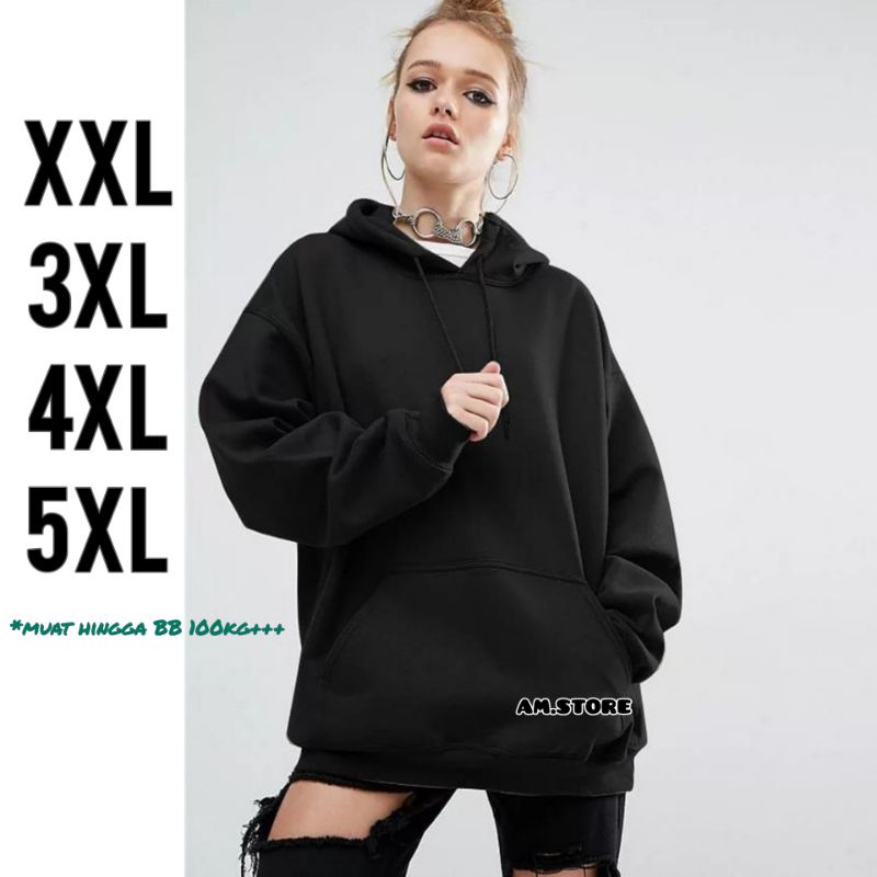 AMSTORE- Hoodie Jumbo XXXXXL Pria dan Wanita.