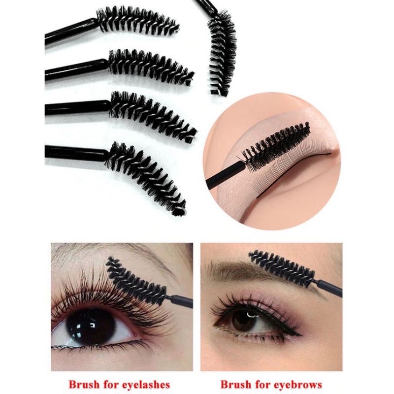 Spoolie Brush Eyelash &amp; Eyebrow | Sisir Bulu Mata Kuas Maskara