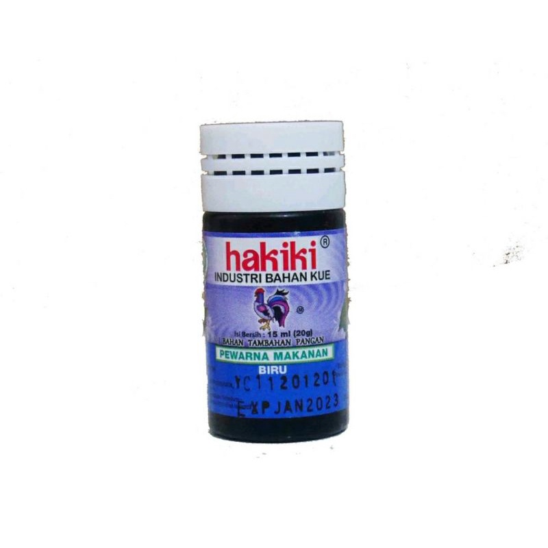 Hakiki Pewarna Makanan 15 ML - AYAM SUMBO / SUMBA - FOOD COLOURING