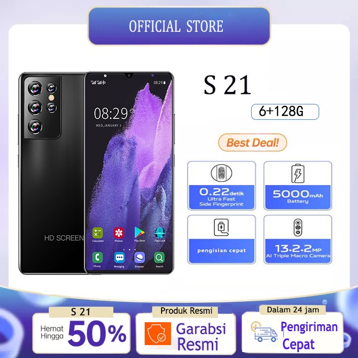 5G【FLASH-SALE] Galaxy S21U Pro handphone android 4g 5g 8GB 128GB 5.5inci hp murah cuci gudang Garasi