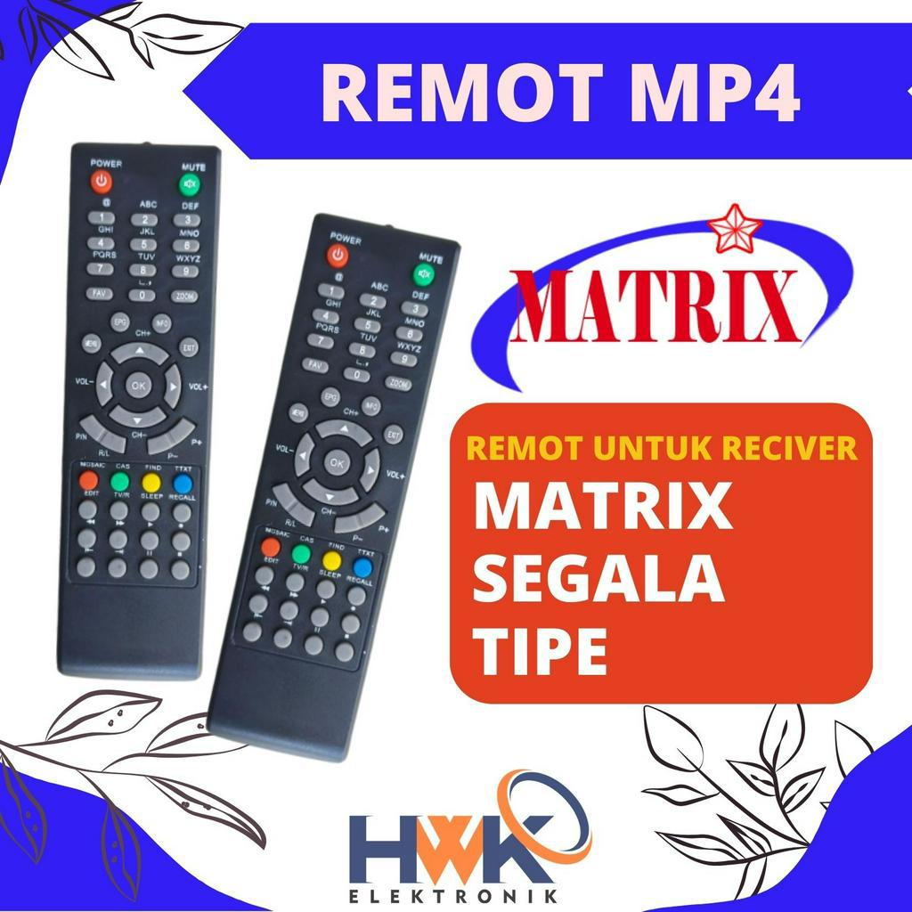 Remot / REMOTE RECEIVER Matrix Tanaka PARABOLA BURGER MP4 / Remote Matrix MP4