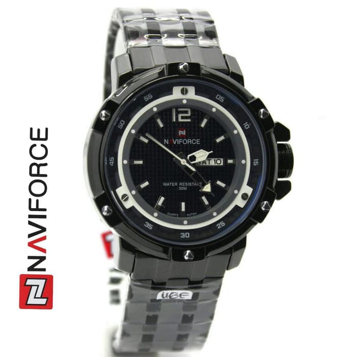 JAM TANGAN PRIA NAVIFORCE N9073M RANTAI ORIGINAL