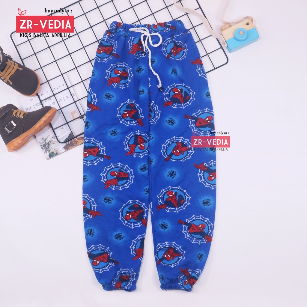 Jogger Motif Uk 8-10 Tahun / Joger Pants Celana Panjang Anak Laki Perempuan Import Grosir Murah