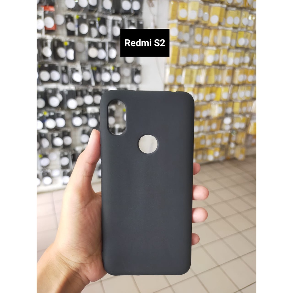BLACK CASE XIAOMI REDMI S2 SILIKON