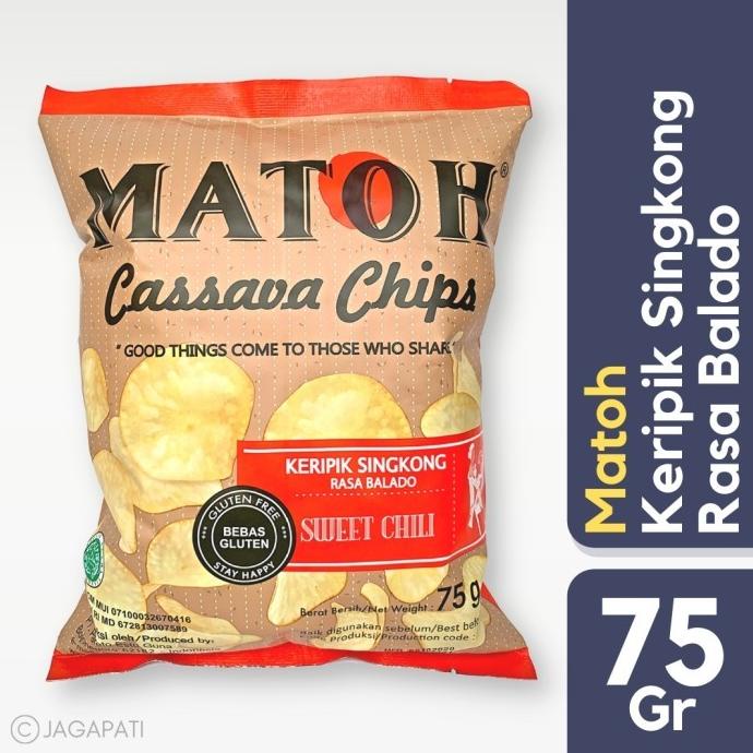 

Keripik Matoh - Rasa Balado 75gr - Keripik Singkong - Cemilan Sehat