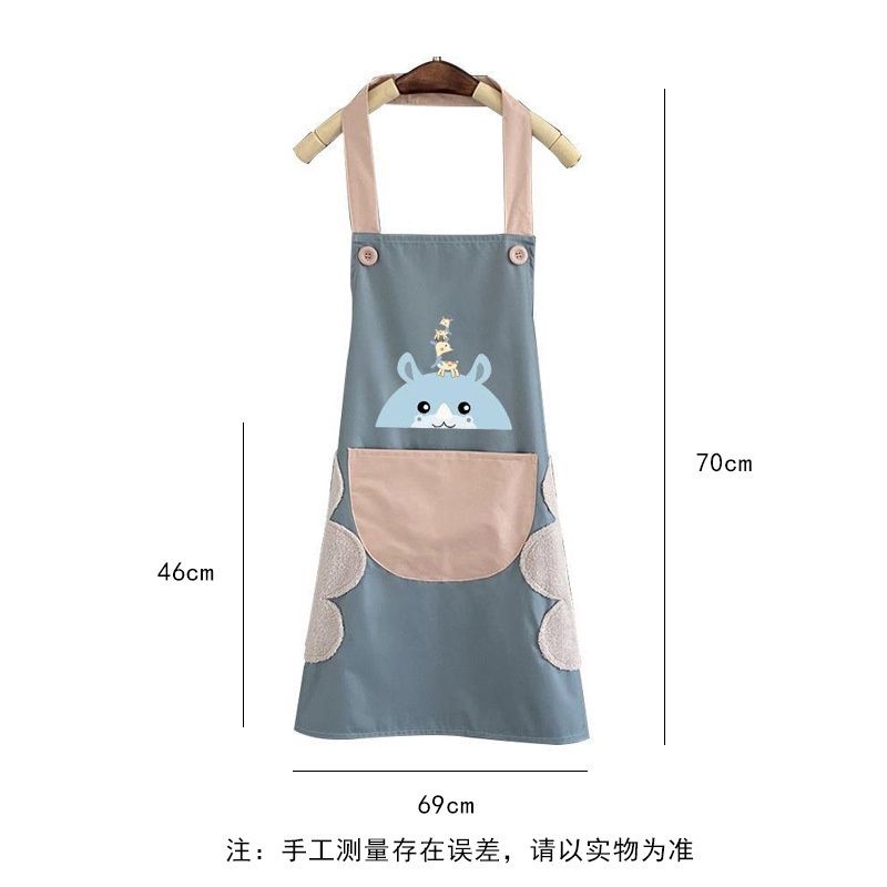 Celemek Masak Apron Waterproof Kain Dapur Motif Kartun Premium Quality