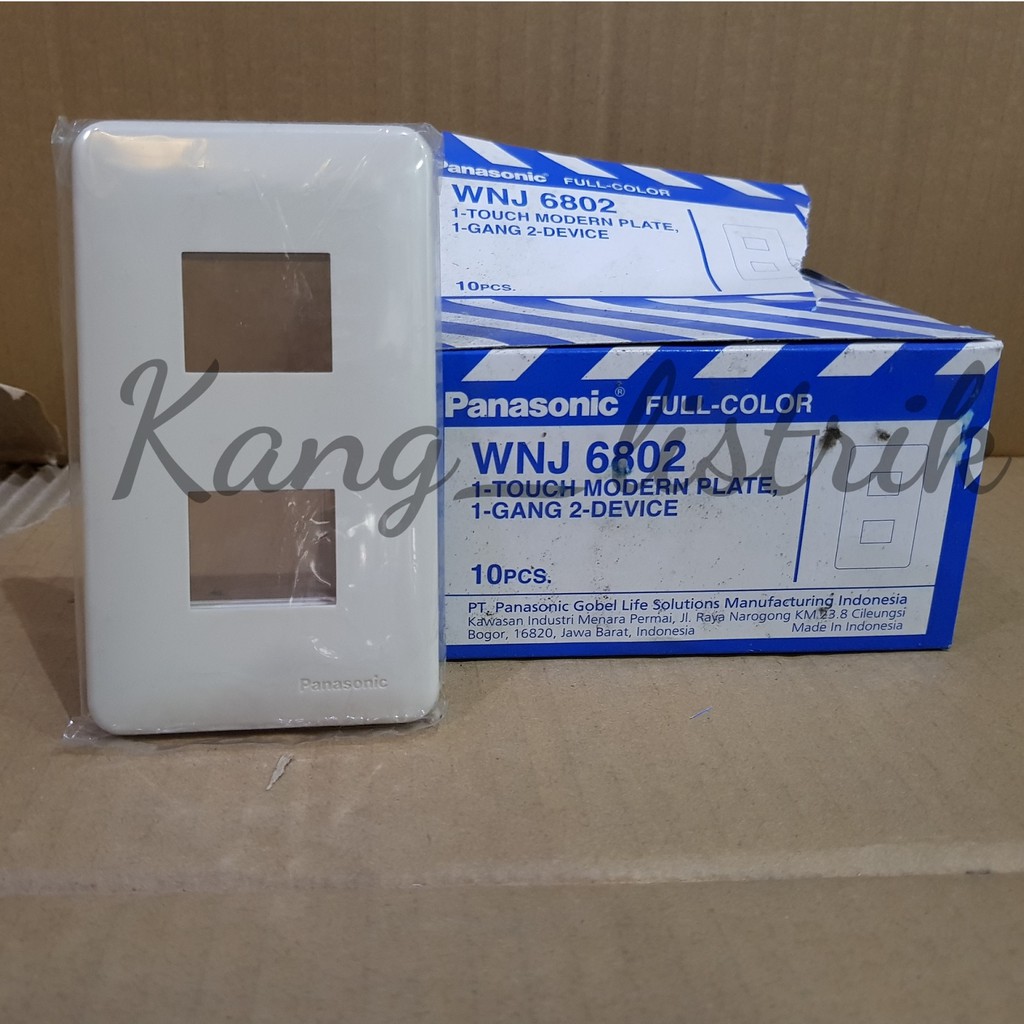 Panasonic Plate 1 Gang 2 Device - WNJ6802 / Frame Panasonic WNJ6802