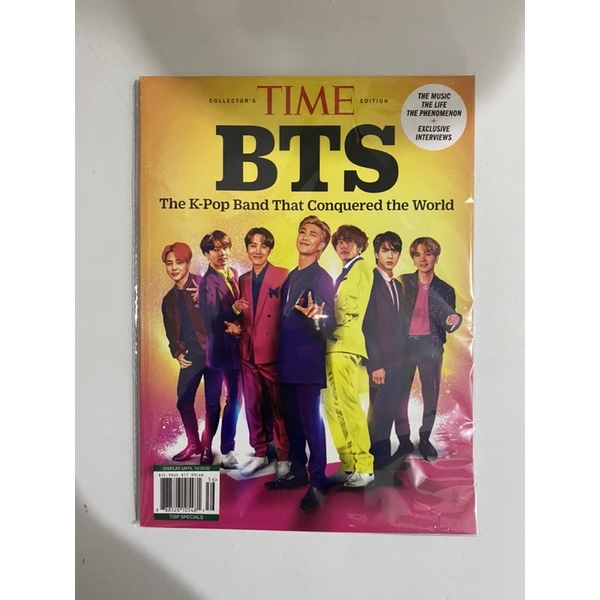 [READY STOCK] PRELOVED MAJALAH BTS TIME MAGAZINE THE KPOP BAND THAT CONQUERS THE WORLD GOOD CONDI