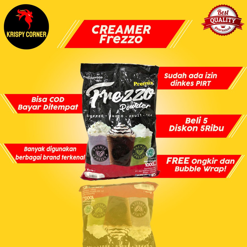 Krimer Bubuk Creamer bubuk Non Dairy Creamer Premium Frezzo Kiloan Kemasan 1 KG Medan JT128