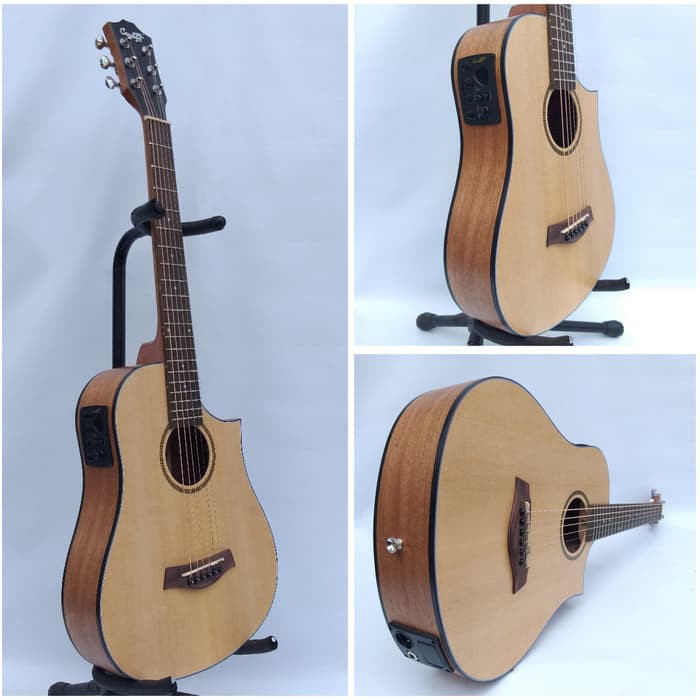 Gitar Akustik Elektrik Tuner Mini 3/4 Cowboy JW-120NA Original Murah