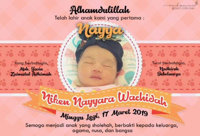 20+ Inspirasi Stiker Nama Bayi Lucu