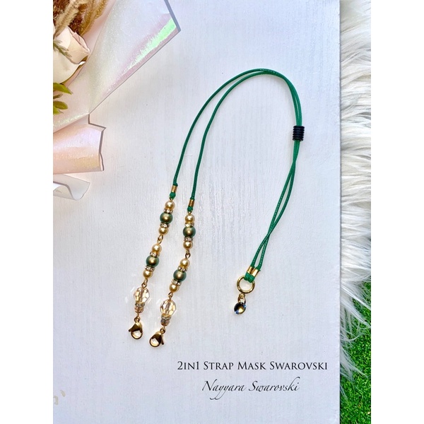 Kalung Masker Swarovski Multifungsi
